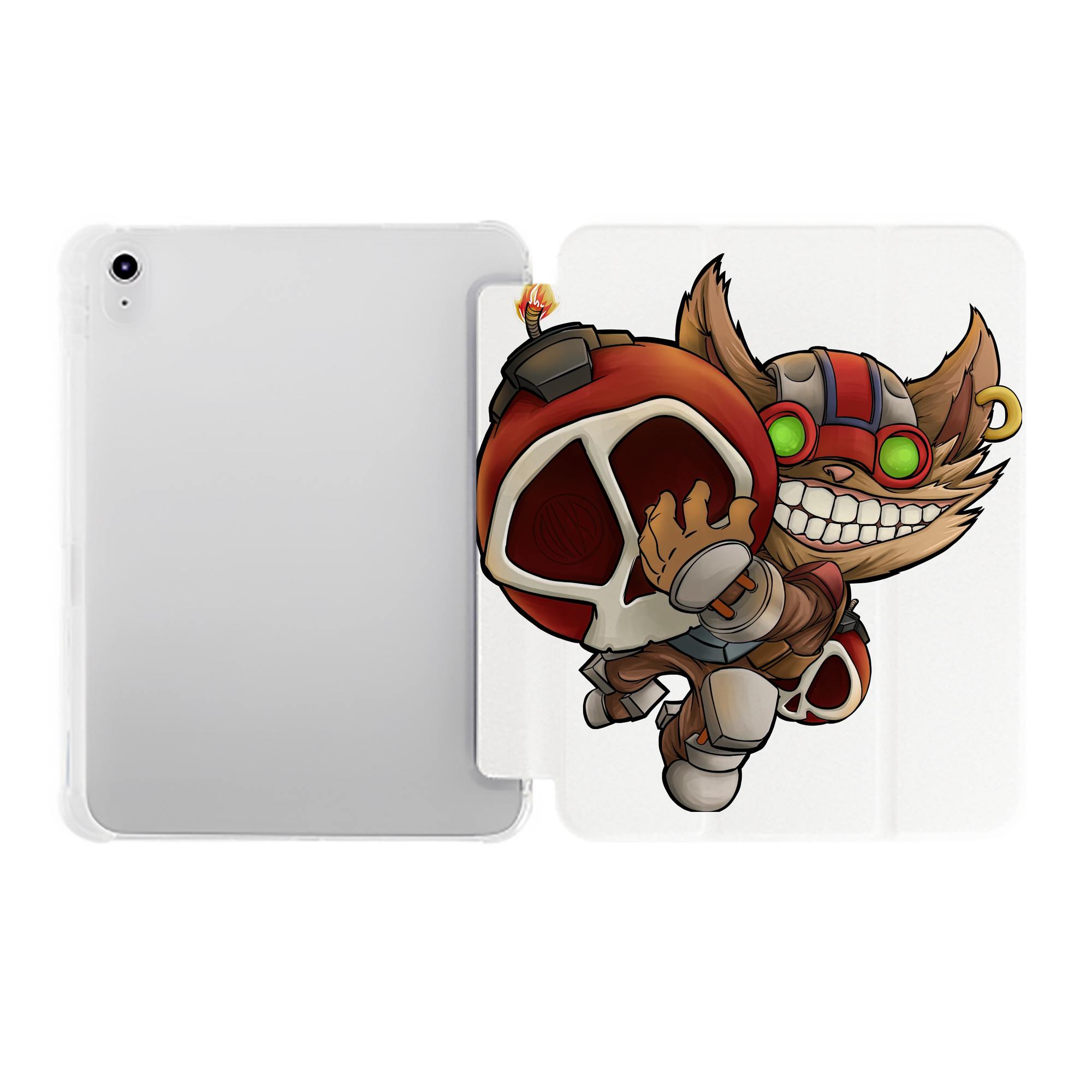 （画像用） リーグ・オブ・レジェンド League of Legends LOL IPad ケース ペン収納付き 三つ折りスタンド PUレザー×シリコン 対応機種9.5/10.5/10.9インチ